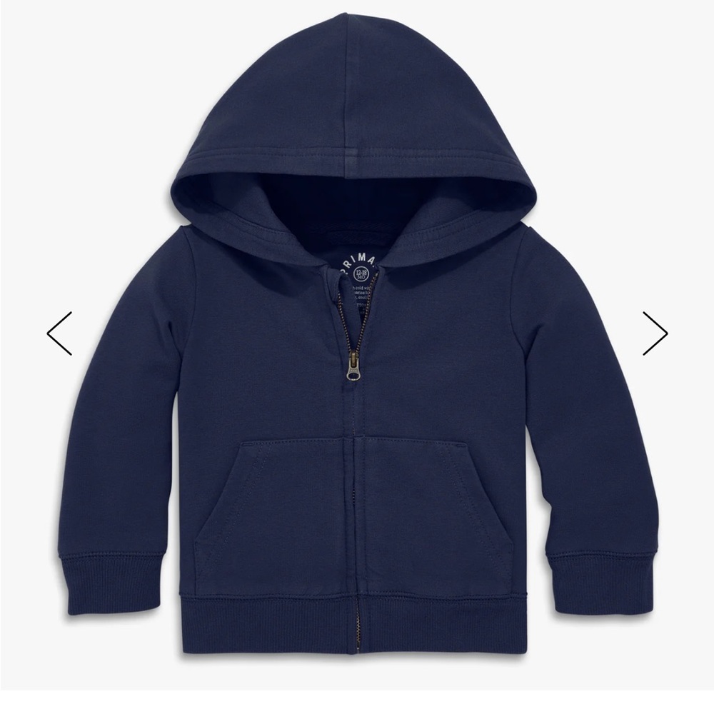 Primary | The Baby Zip Hoodie in Navy
